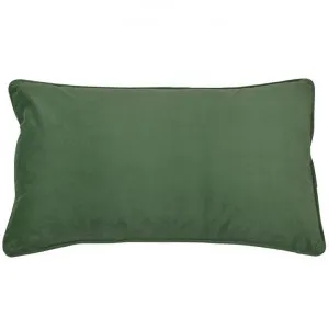 Bondi Velvet Lumbar Cushion Cover, Olive by COJO Home, a Cushions, Decorative Pillows for sale on Style Sourcebook