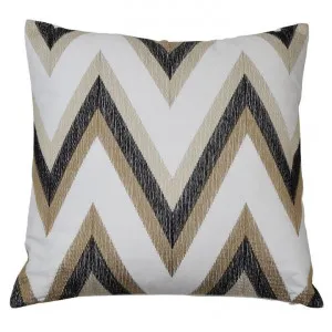 Claremont Embroidered Canvas Euro Cushion Cover, Caramel by COJO Home, a Cushions, Decorative Pillows for sale on Style Sourcebook