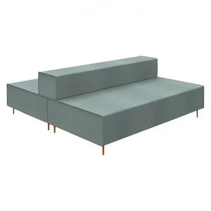 Flexi Fabric Back To Back Lounge, 3 Seater, Light Blue by Rapidline, a Sofas for sale on Style Sourcebook