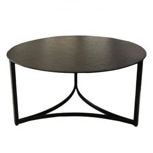 Martell Iron Round Coffee Table, 92cm by French Country Collection, a Coffee Table for sale on Style Sourcebook