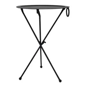 Atlas Iron Round Side Table by Provencal Treasures, a Side Table for sale on Style Sourcebook