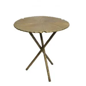 Vibre Metal Round Side Table by Provencal Treasures, a Side Table for sale on Style Sourcebook