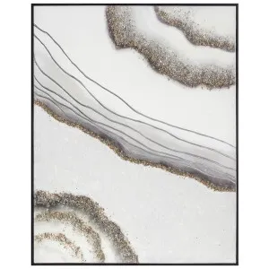 "Agate" Framed Abstract Canvas Wall Art, 100cm by Casa Bella, a Artwork & Wall Decor for sale on Style Sourcebook