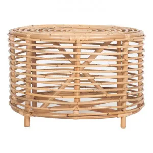 Mendi Rattan Round Side Table by Dodicci, a Side Table for sale on Style Sourcebook