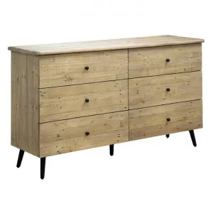 Valletta Reclaimed Timber 6 Drawer Dresser by PGT Reclaimed, a Dressers & Chests of Drawers for sale on Style Sourcebook