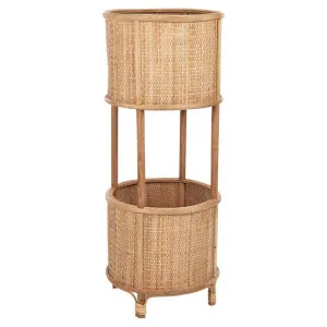 Teulia Rattan Double Planter Stand by Coast To Coast Home, a Plant Holders for sale on Style Sourcebook