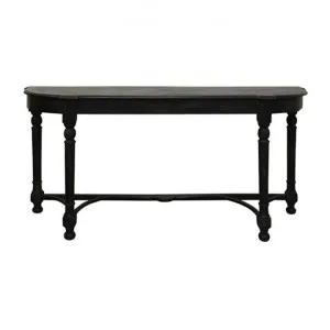 Basni Mango Wood Console Table, 166cm, Black by French Country Collection, a Console Table for sale on Style Sourcebook