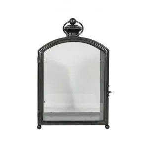 Reed Iron & Glass Lantern by French Country Collection, a Lanterns for sale on Style Sourcebook