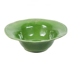 Ecoche Stoneware Salad Bowl, Large, Green by French Country Collection, a Bowls for sale on Style Sourcebook