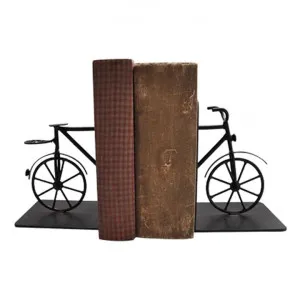Conde Iron Bicycle Bookend Set by French Country Collection, a Desk Decor for sale on Style Sourcebook