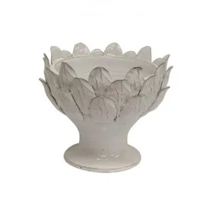 Figaro Terracotta Leaf Bowl, Small by French Country Collection, a Decorative Plates & Bowls for sale on Style Sourcebook