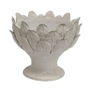 Figaro Terracotta Leaf Bowl, Large by French Country Collection, a Decorative Plates & Bowls for sale on Style Sourcebook