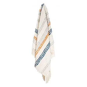 Creon Striped Throw, 125x150cm by French Country Collection, a Throws for sale on Style Sourcebook