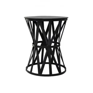 Bastide Iron Drum Table by Provencal Treasures, a Side Table for sale on Style Sourcebook