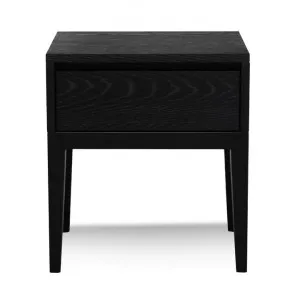 Asger Wooden Bedside Table, Black by Conception Living, a Bedside Tables for sale on Style Sourcebook