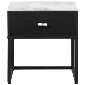 Fore Modern Bedside Table, Black by HOMESTAR, a Bedside Tables for sale on Style Sourcebook