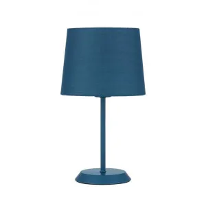 Jaxon Metal Base Table Lamp, Blue by Telbix, a Table & Bedside Lamps for sale on Style Sourcebook