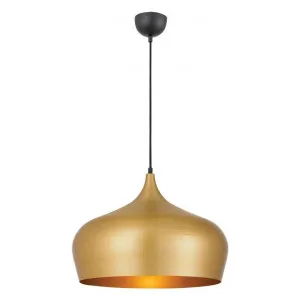 Polk Metal Pendant Light, Large, Gold by Telbix, a Pendant Lighting for sale on Style Sourcebook
