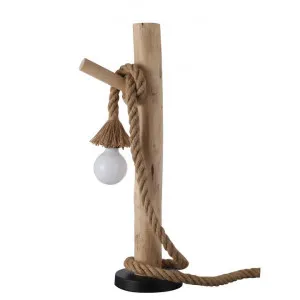 Lea Timber & Rope Table Lamp by Lexi Lighting, a Table & Bedside Lamps for sale on Style Sourcebook
