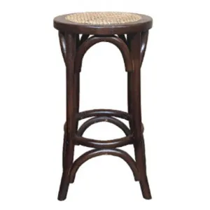 Boen Elm Timber Round Counter Stool, Walnut by Montego, a Bar Stools for sale on Style Sourcebook