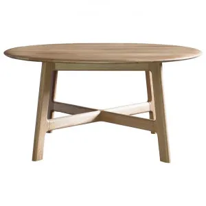 Pesaro European Oak Timber Round Coffee Table, 80cm, Oak by Franklin Higgins, a Coffee Table for sale on Style Sourcebook