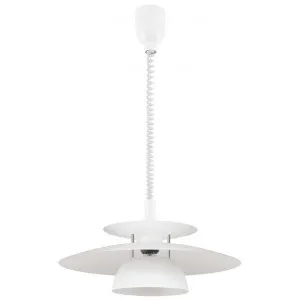 Brenda Steel Pendant Light, Large, White by Eglo, a Pendant Lighting for sale on Style Sourcebook