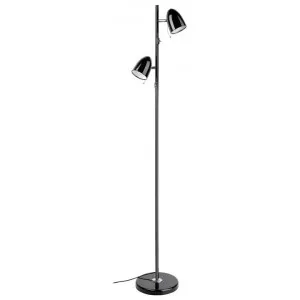Lara Metal Floor Lamp, Black by Eglo, a Floor Lamps for sale on Style Sourcebook