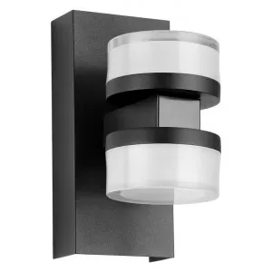Romendo Metal LED Wall Light, 10W, CCT, Black by Eglo, a Wall Lighting for sale on Style Sourcebook