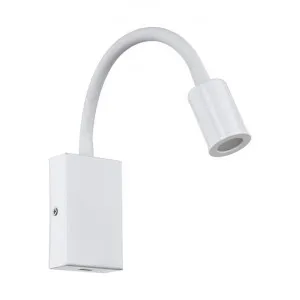 Tazzoli LED Reading Wall Light, White by Eglo, a Wall Lighting for sale on Style Sourcebook