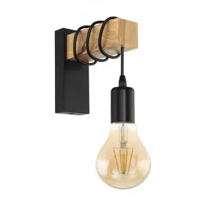 Townshend Timber Suspension Wall Light by Eglo, a Wall Lighting for sale on Style Sourcebook