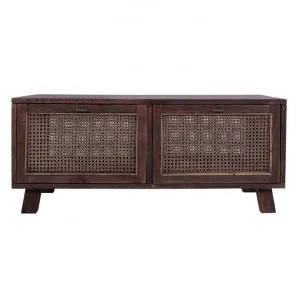 Wendell Mango Wood & Rattan Storage Coffee Table, 100cm, Honey Brown by Affinity Furniture, a Coffee Table for sale on Style Sourcebook