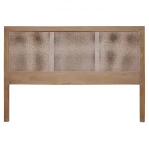 Mandeville Mindi Wood & Rattan Bed Headboard, Queen by Millesime, a Bed Heads for sale on Style Sourcebook