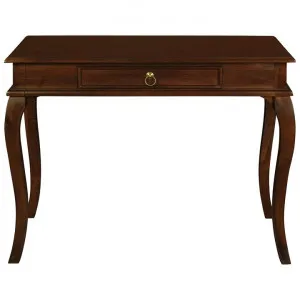 Queen Ann Mahogany Timber Writing Table, 100cm, Mahogany by Centrum Furniture, a Desks for sale on Style Sourcebook