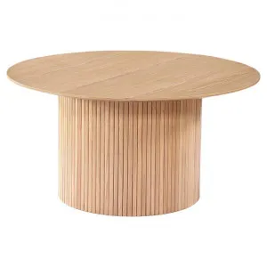 Blanco Wooden Round Coffee Table, 90cm, Oak by Brighton Home, a Coffee Table for sale on Style Sourcebook