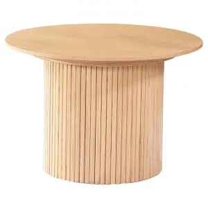 Blanco Wooden Round Side Table, Oak by Brighton Home, a Side Table for sale on Style Sourcebook