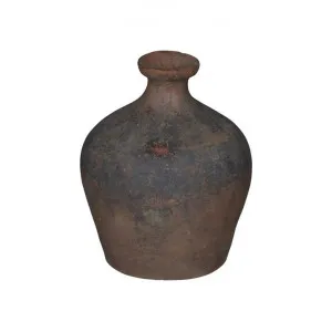 Jin Zun 120 Year Antique Terracotta Oriental Wine Jar by Florabelle, a Vases & Jars for sale on Style Sourcebook