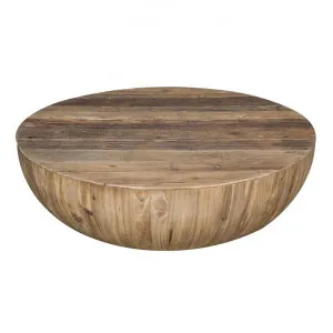 Croft Elm Timber Round Coffee Table, 120cm by Grand Designs Home Collection, a Coffee Table for sale on Style Sourcebook