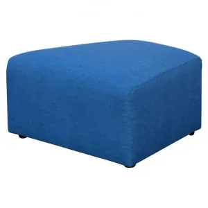 Cinco Fabric Ottoman, Blue by Brighton Home, a Ottomans for sale on Style Sourcebook