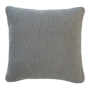 Cotswold Knitted Cushion Grey - 50cm x 50cm by James Lane, a Cushions, Decorative Pillows for sale on Style Sourcebook
