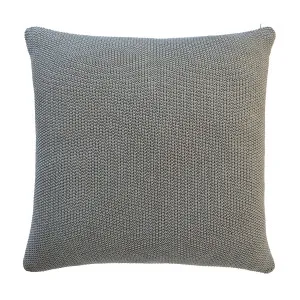 Cotswold Knitted Floor Cushion Grey - 80cm x 80cm by James Lane, a Cushions, Decorative Pillows for sale on Style Sourcebook