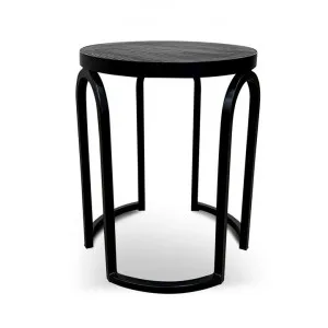 Hardin Oak Side Table - Full Black by Interior Secrets - AfterPay Available by Interior Secrets, a Side Table for sale on Style Sourcebook