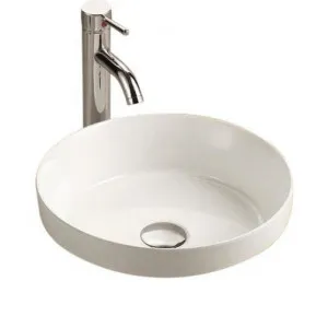 Ravenna Round Semi Inset Basin - White by Cob & Pen, a Basins for sale on Style Sourcebook