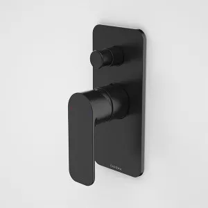 Caroma Luna Bath/Shower Mixer with Diverter Black by Caroma, a Bathroom Taps & Mixers for sale on Style Sourcebook