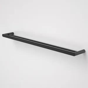 Caroma Urbane II Double Towel Rail 825mm Matte Black by Caroma, a Towel Rails for sale on Style Sourcebook