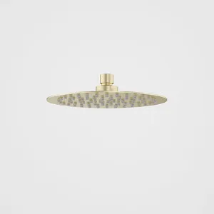 Caroma Urbane II Round Rain Shower Head 200mm Brushed Brass by Caroma, a Shower Heads & Mixers for sale on Style Sourcebook