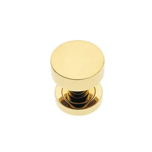 Manital K410 Knob Flat Top Passage Set Polished Brass by Nidus, a Door Knobs & Handles for sale on Style Sourcebook