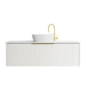 Marquis Cove Wall Hung Vanity Blossom Matte White by Marquis, a Vanities for sale on Style Sourcebook