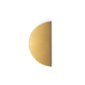 Momo Handles Sola Half Round Lip Pull Brushed Brass by Momo Handles, a Cabinet Hardware for sale on Style Sourcebook