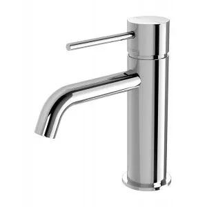 Phoenix Vivid Slimline Basin Mixer Curved Outlet - Chrome by PHOENIX, a Bathroom Taps & Mixers for sale on Style Sourcebook