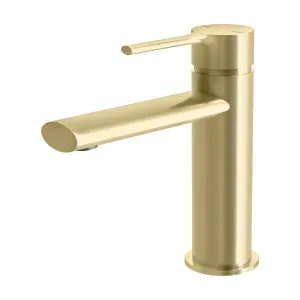 Phoenix Vivid Slimline Oval Basin Mixer - Brushed Gold by PHOENIX, a Bathroom Taps & Mixers for sale on Style Sourcebook